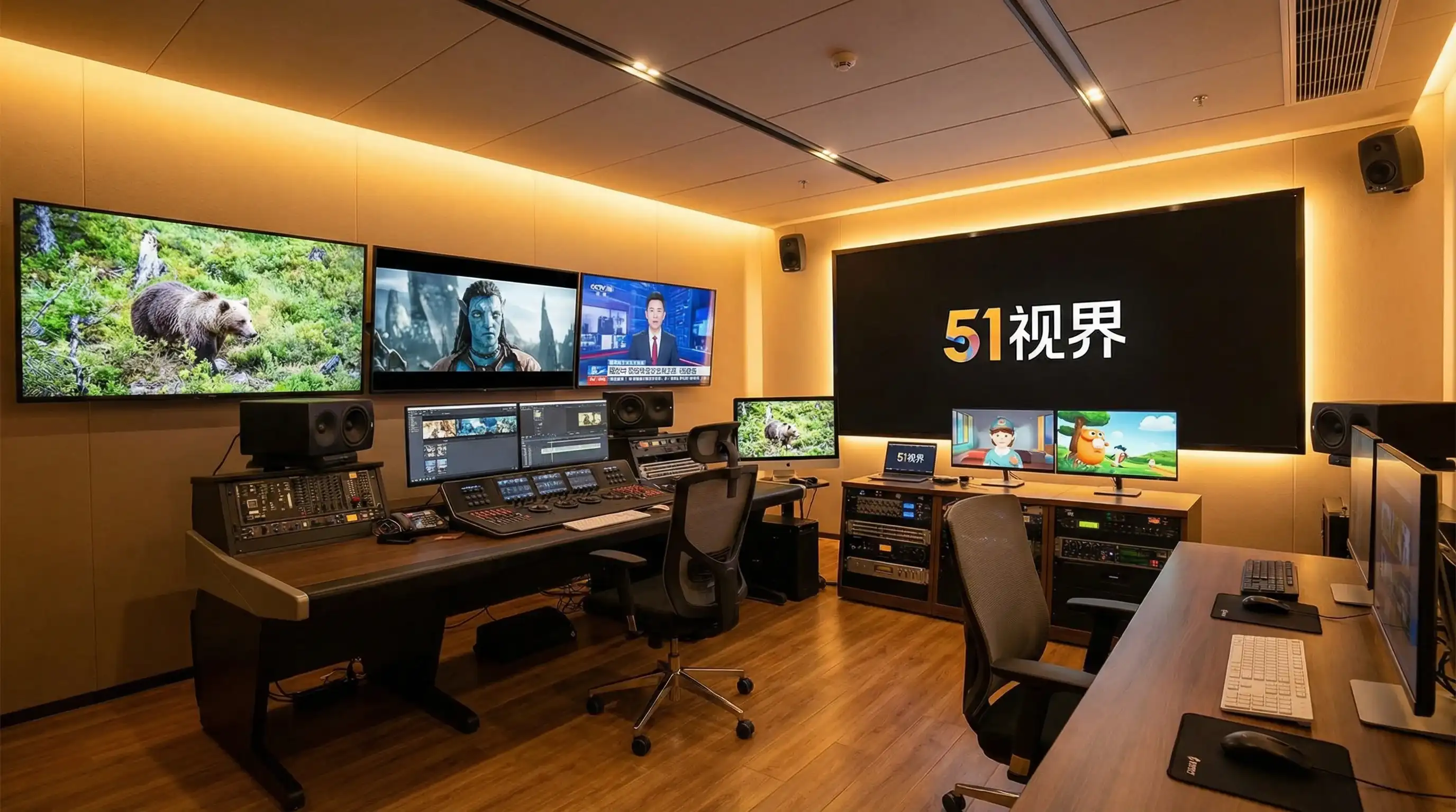 专业视频制作工作室内景 - .com9.1.crm. 视频创作